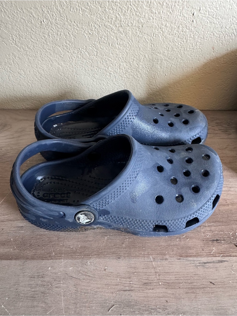 Kids Navy Crocs